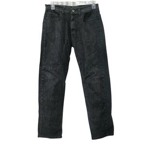 Current brand mens 34x30 Black Denim Tapered Leg Jean